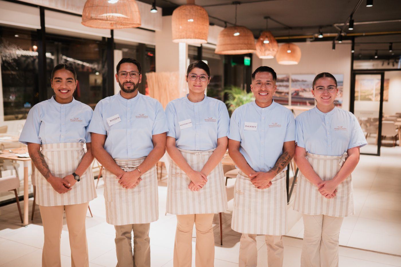 Equipo de Napoleón Restaurante Av. del Mar