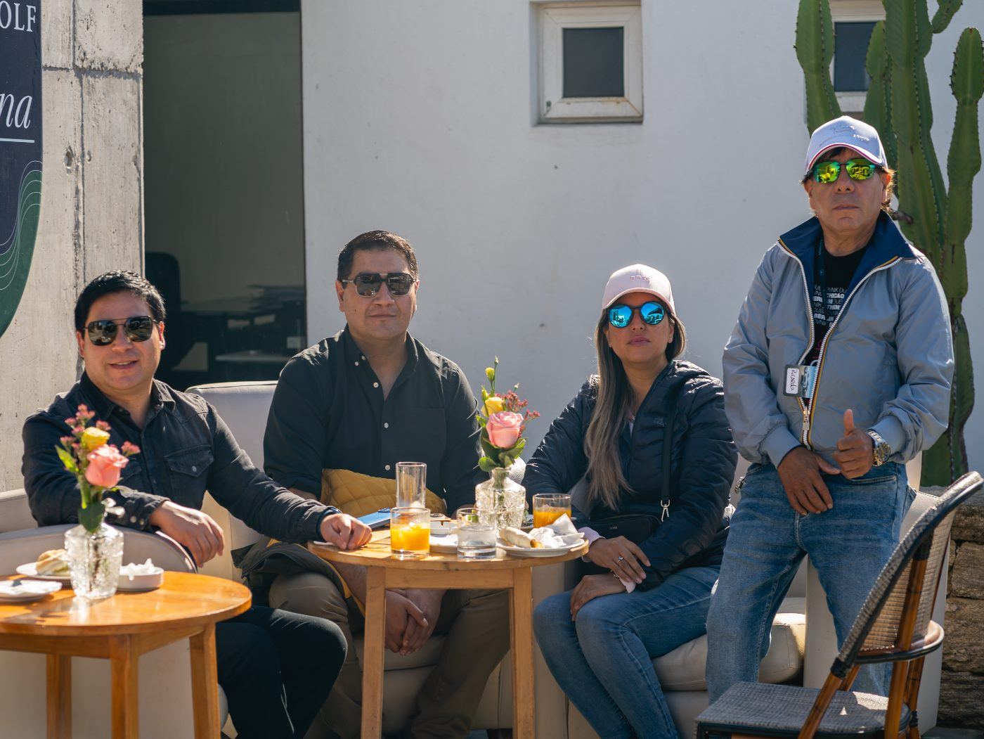 Mesas de café del evento