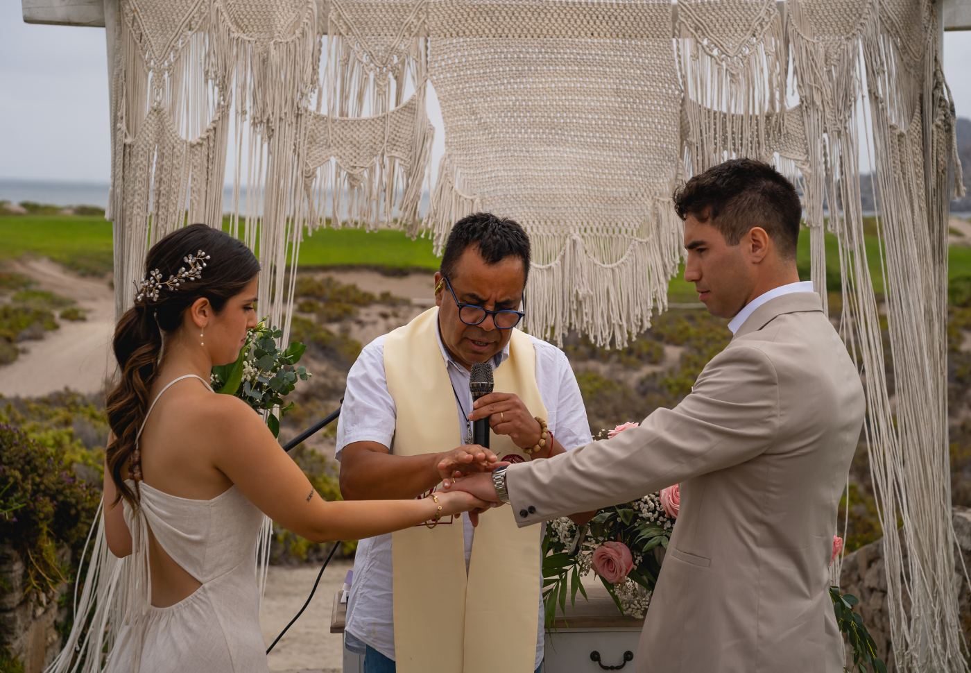 Intercambio de anillos · ceremonia