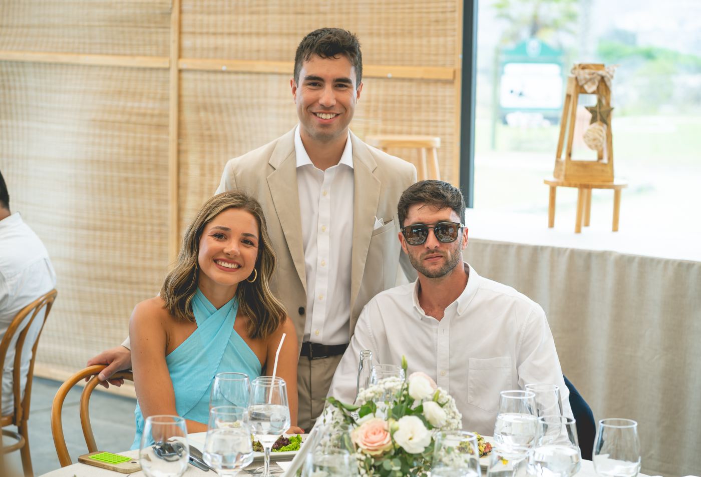 Invitados en la recepción