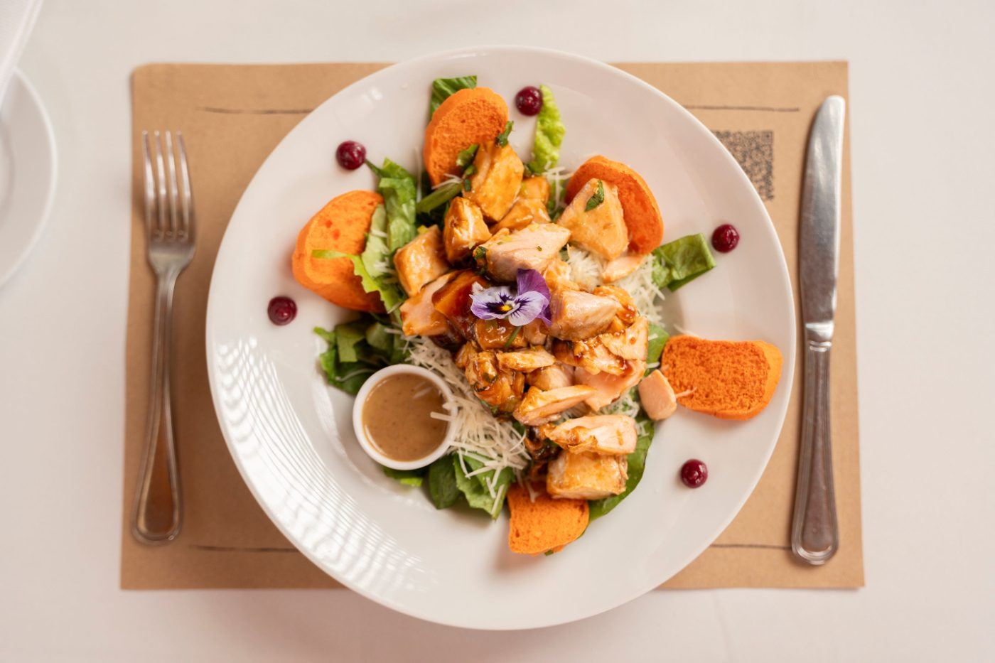 Ensalada de salmón teriyaki
